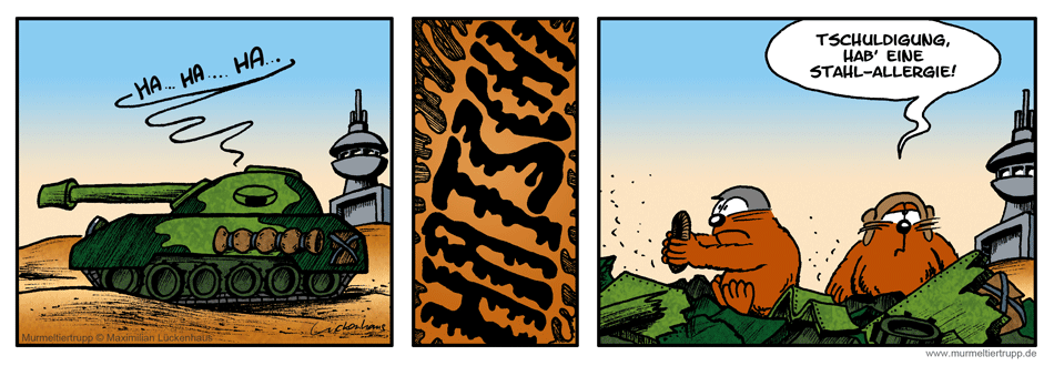 Murmeltiertrupp Comicstrip - Allergie