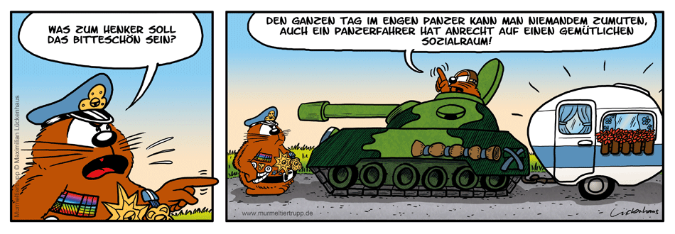 Murmeltiertrupp Comicstrip - Anhänger