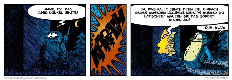 Murmeltiertrupp Comicstrip - Superbunker
