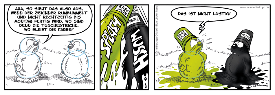 Murmeltiertrupp Comicstrip - Deadline