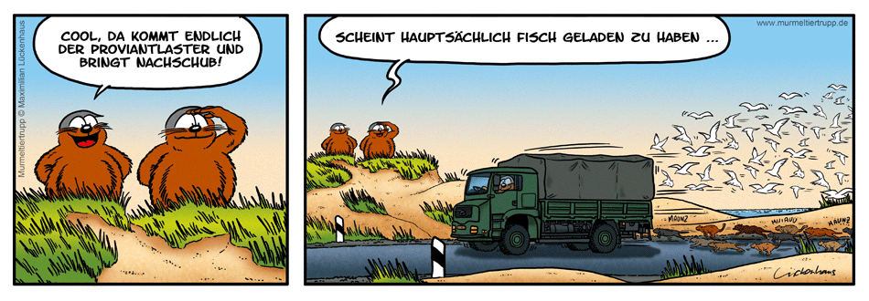 Murmeltiertrupp Comicstrip - Duftstoffe