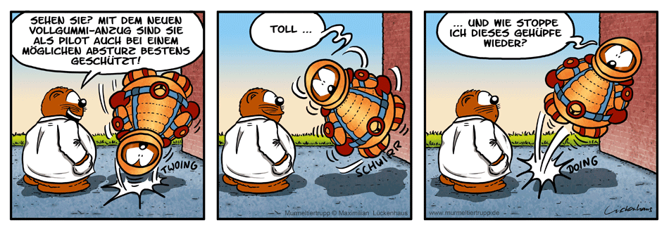 Murmeltiertrupp Comicstrip - Flummi