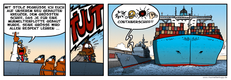 Murmeltiertrupp Comicstrip - Große Träume