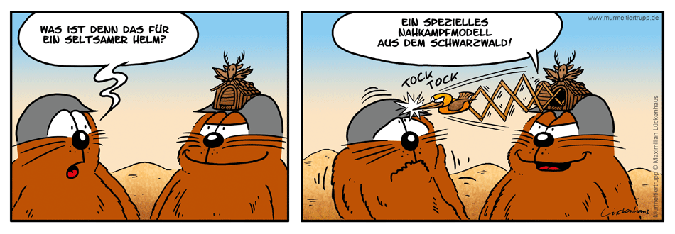 Murmeltiertrupp Comicstrip - Kuckuck