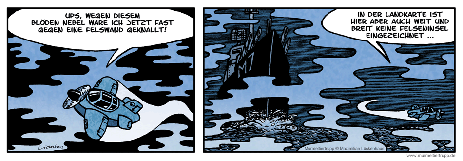Murmeltiertrupp Comicstrip - Nebel