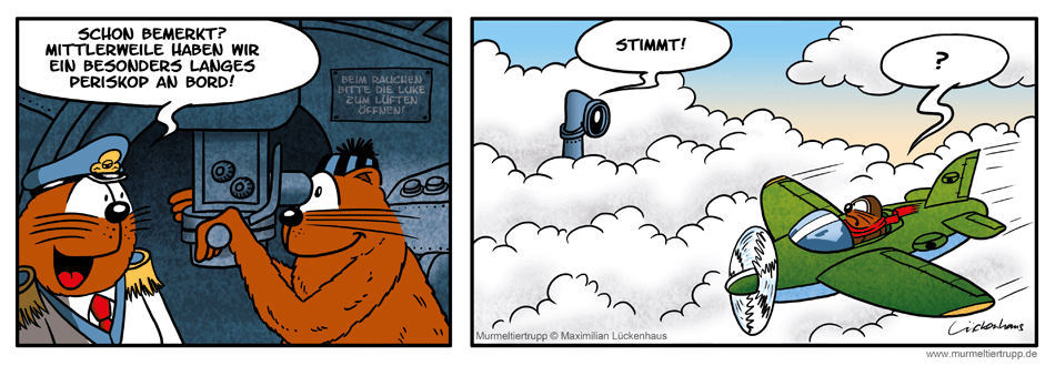 Murmeltiertrupp Comicstrip - Periskop