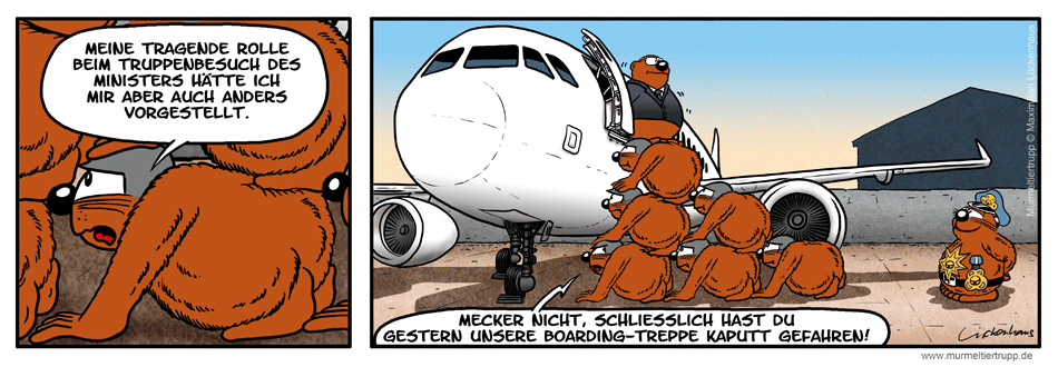Murmeltiertrupp Comicstrip - Provisorium