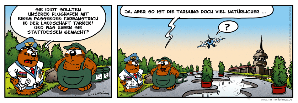 Murmeltiertrupp Comicstrip - renaturiert