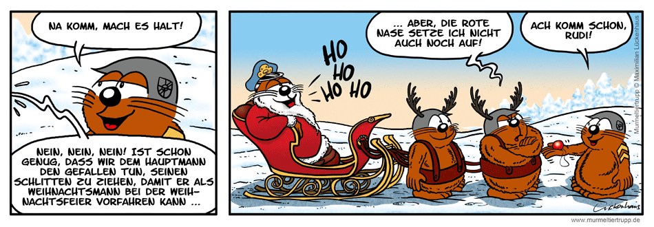Murmeltiertrupp Comicstrip - Rudi