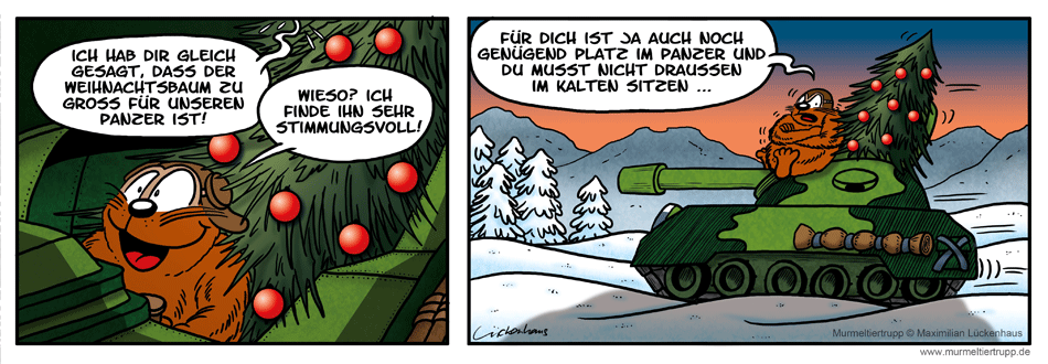 Murmeltiertrupp Comicstrip - Stimmungsvoll