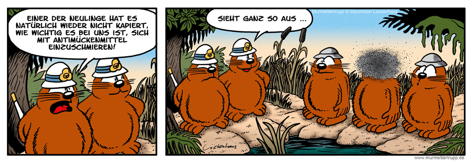 Murmeltiertrupp Comicstrip - Tropen