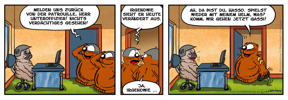 Murmeltiertrupp Comicstrip - Vertreter