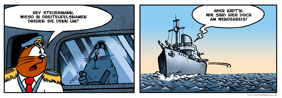 Murmeltiertrupp Comicstrip - Wende